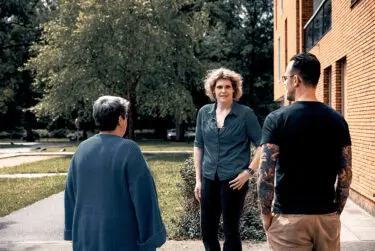 collega's in gesprek