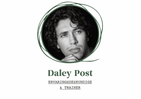 Foto van spreker Daley Post tijdens medTzorg congres Uit de war