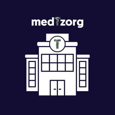 Tekening van een MGZ-praktijk met medTzorglogo
