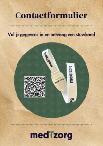 Afbeelding van stuwband en QR-code 