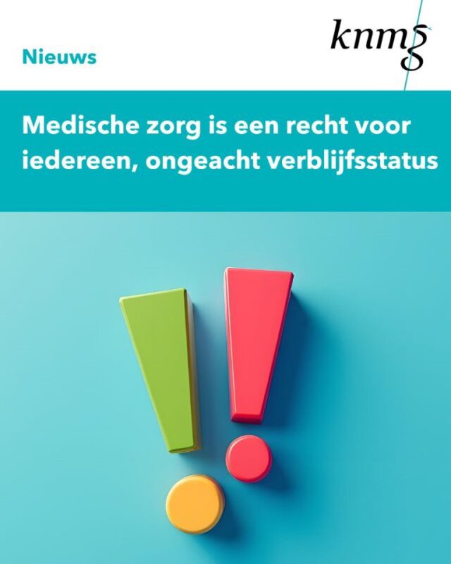 Afbeelding van artsenfederatie KNMG mbt zorg aan ongedocumenteerden